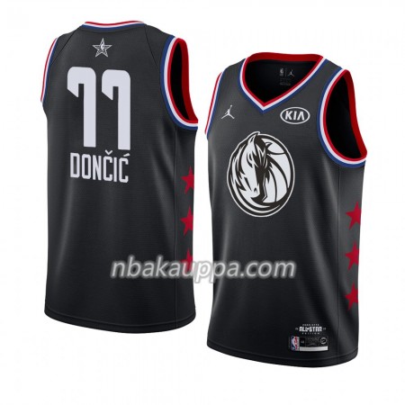 Dallas Mavericks Luka Doncic 77 2019 Kaikki tähti Jordan Brand Musta Pelipaidat Swingman - Miesten